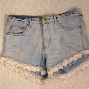 Free people jean shorts